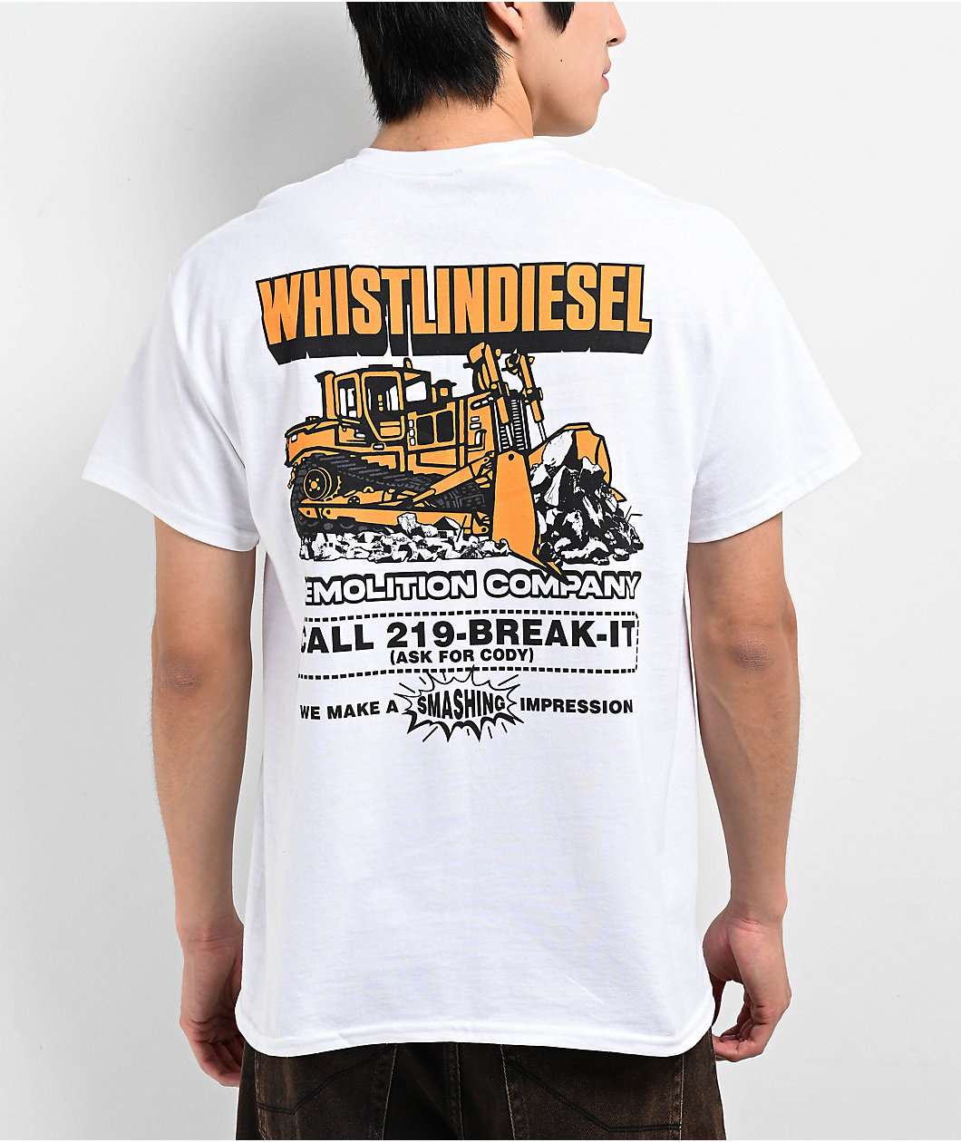 WhistlinDiesel Break It White T-Shirt