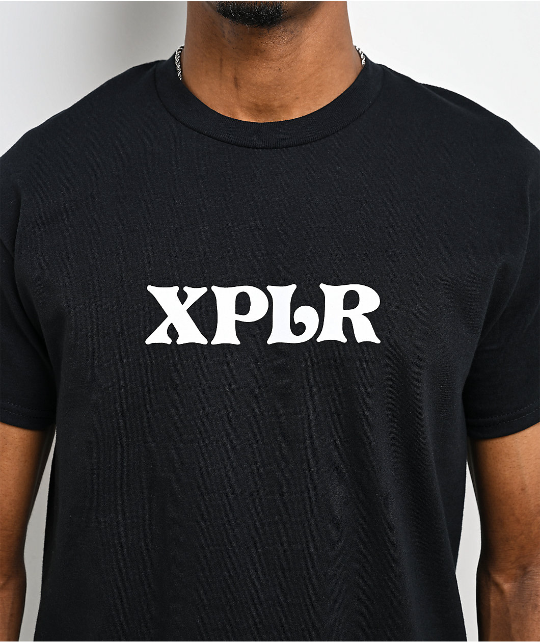 XPLR Cherry Blossoms Black T-Shirt