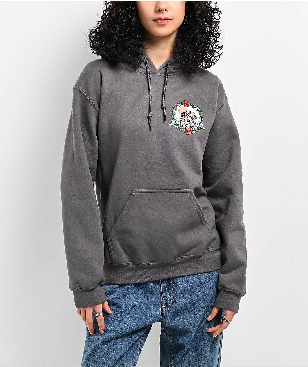 XPLR Deadly Love Charcoal Hoodie