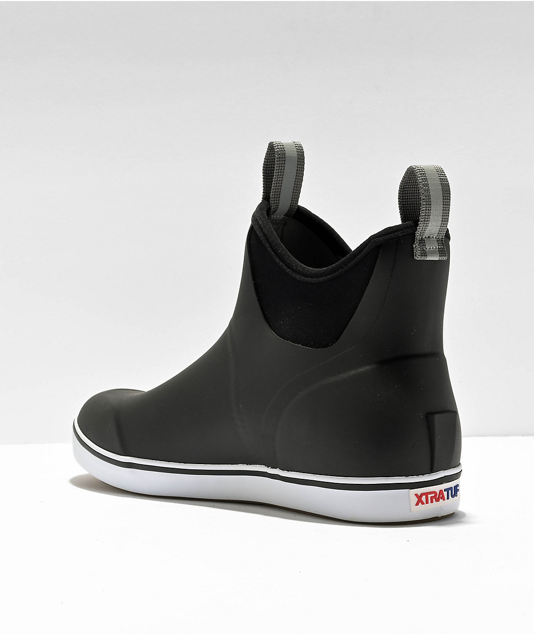 XTRATUF Black Ankle Deck Boots