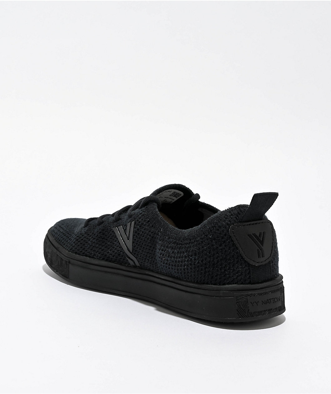 YY Nation Womens Cirrus Hemp Black Shoes