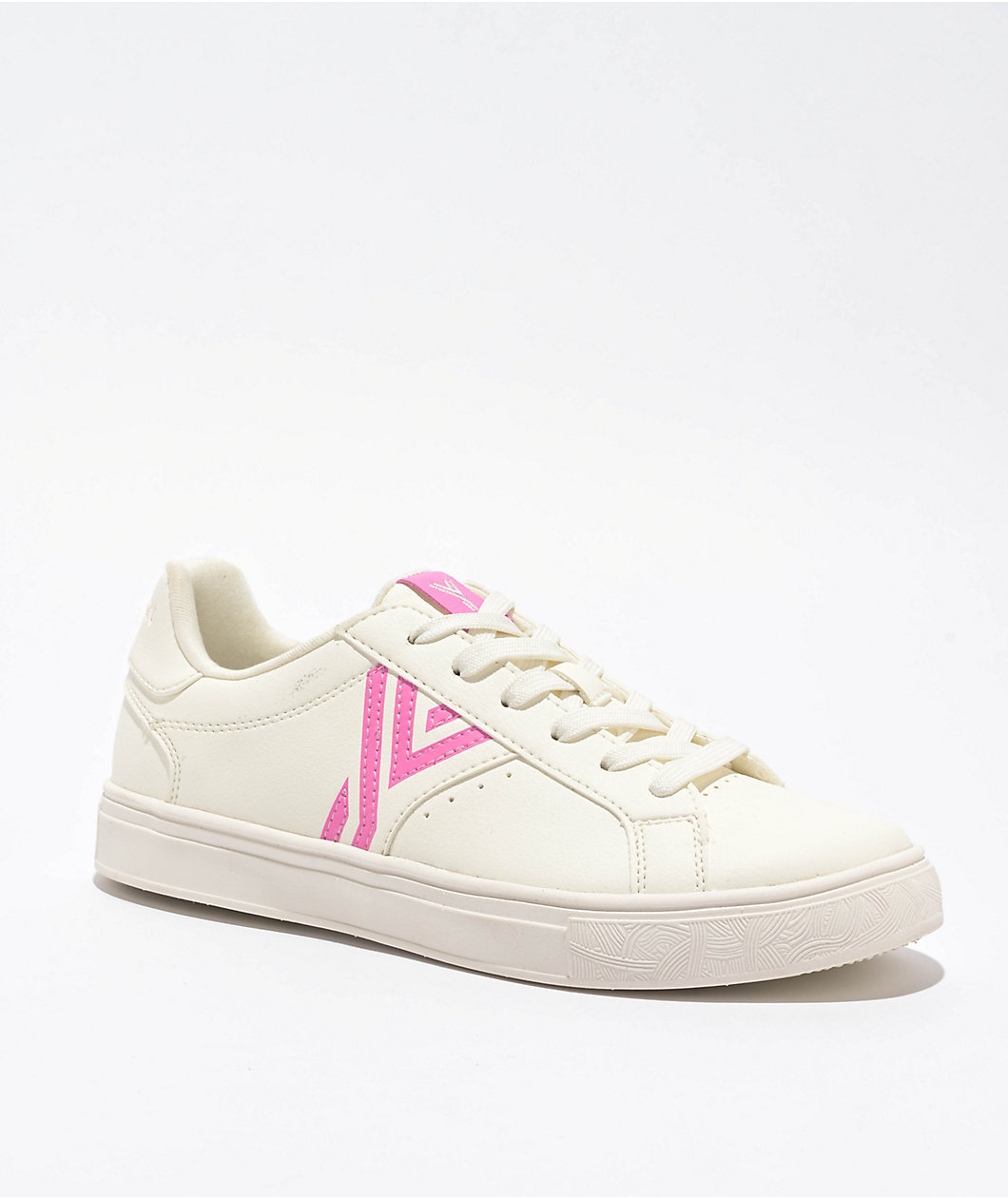 YY Nation Womens Nimbus White & Pink Shoes