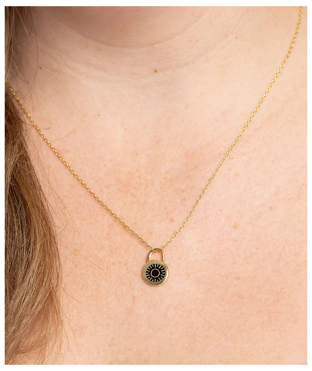 Yellow Owl Workshop Combination Padlock Necklace