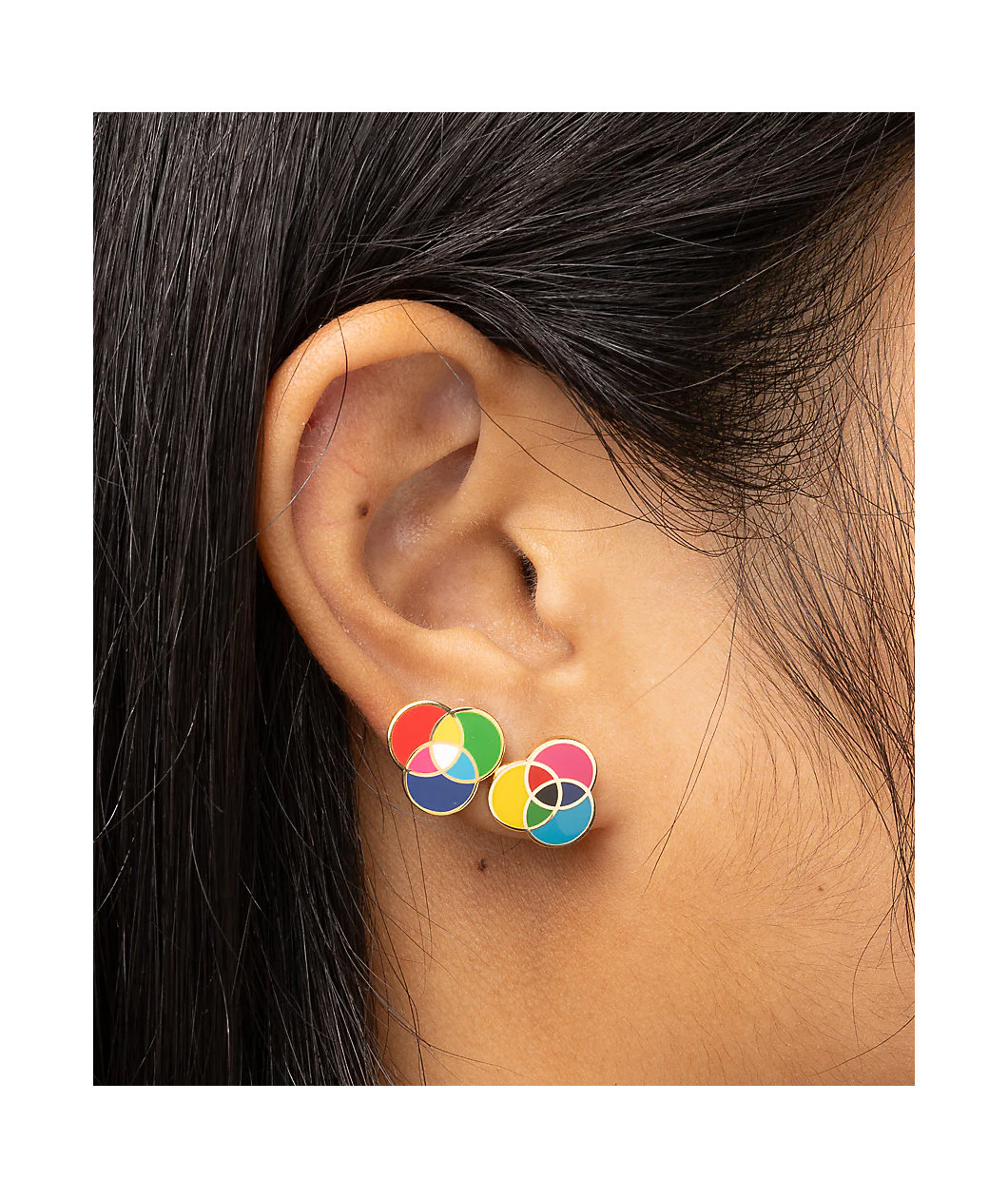 Yellow Owl Workshop RGB & CMYK Stud Earrings