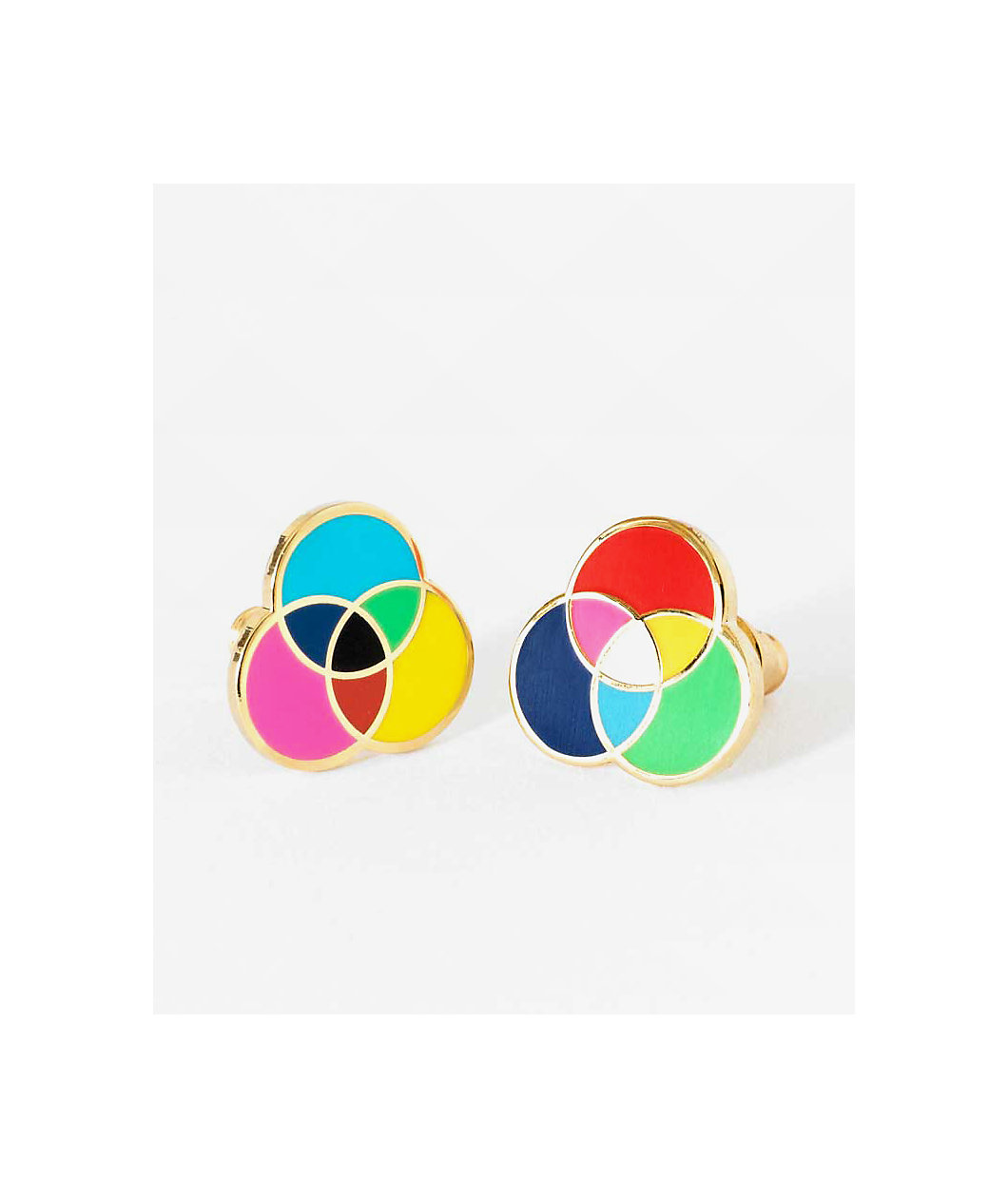 Yellow Owl Workshop RGB & CMYK Stud Earrings