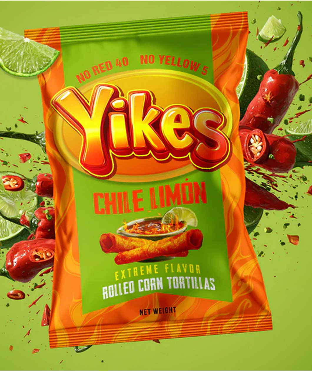 Yikes Chile Limón Chips
