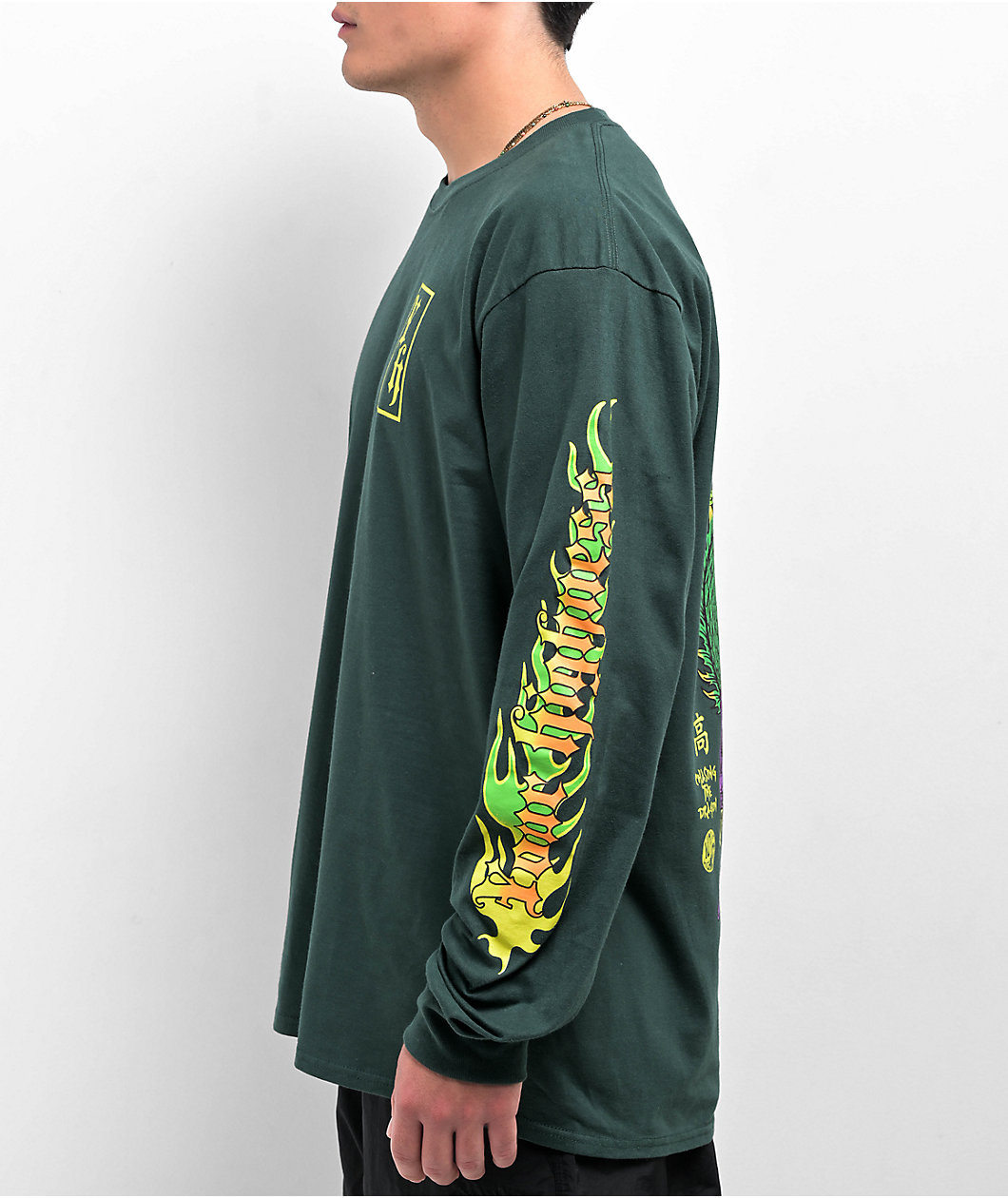 Your Highness Dragon Chaser Grey Long Sleeve T-Shirt