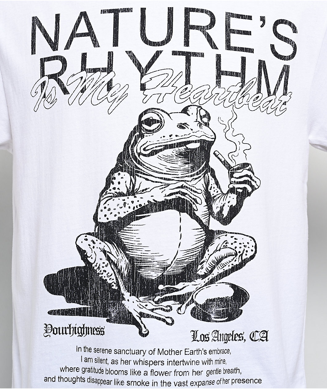 Your Highness Natures Rhythm White T-Shirt