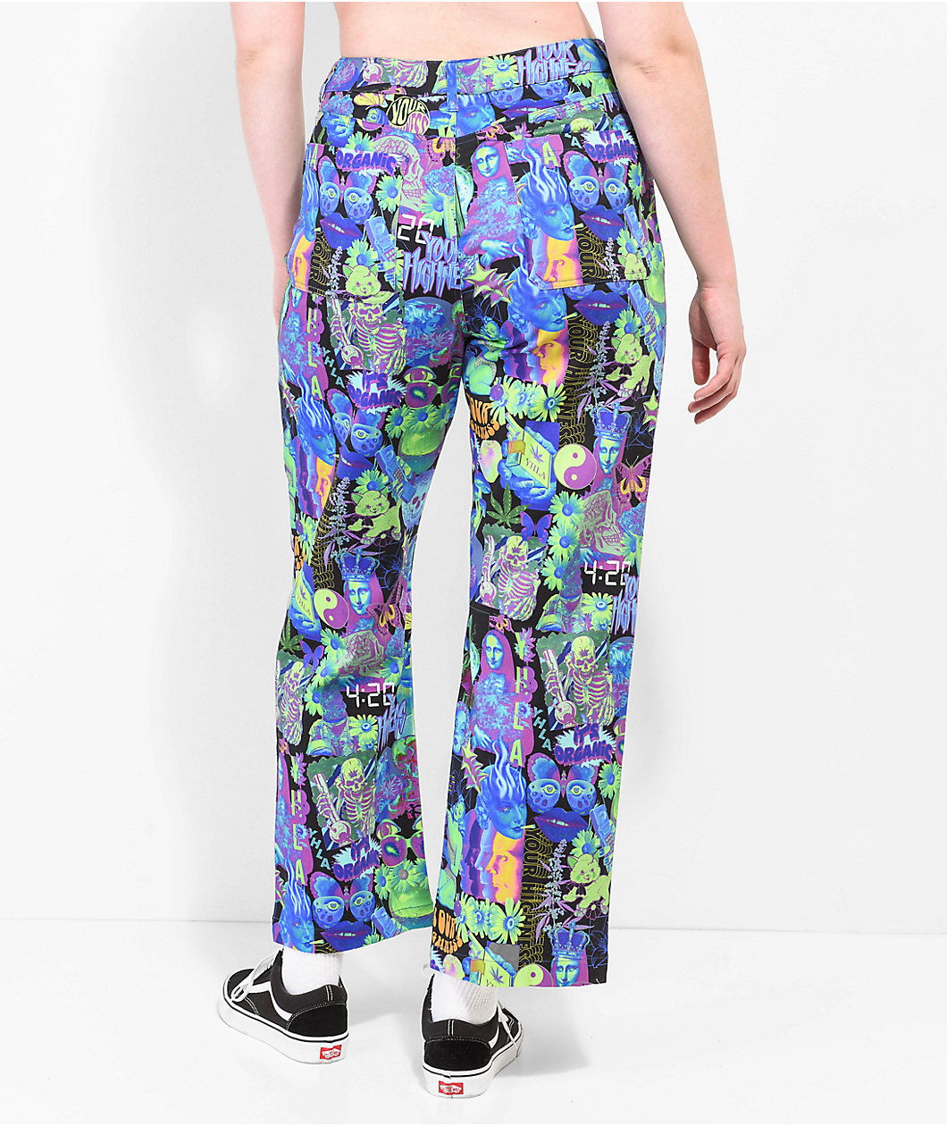Your Highness Ruckus Print Purple Pants