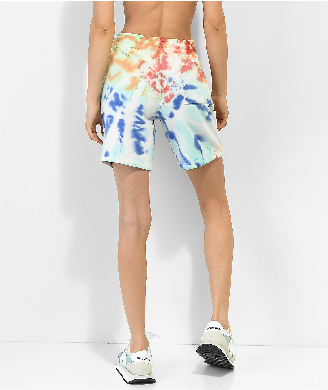 Your Highness x Dazed and Confused Emporium Blue & Orange Tie Dye Sweat Shorts