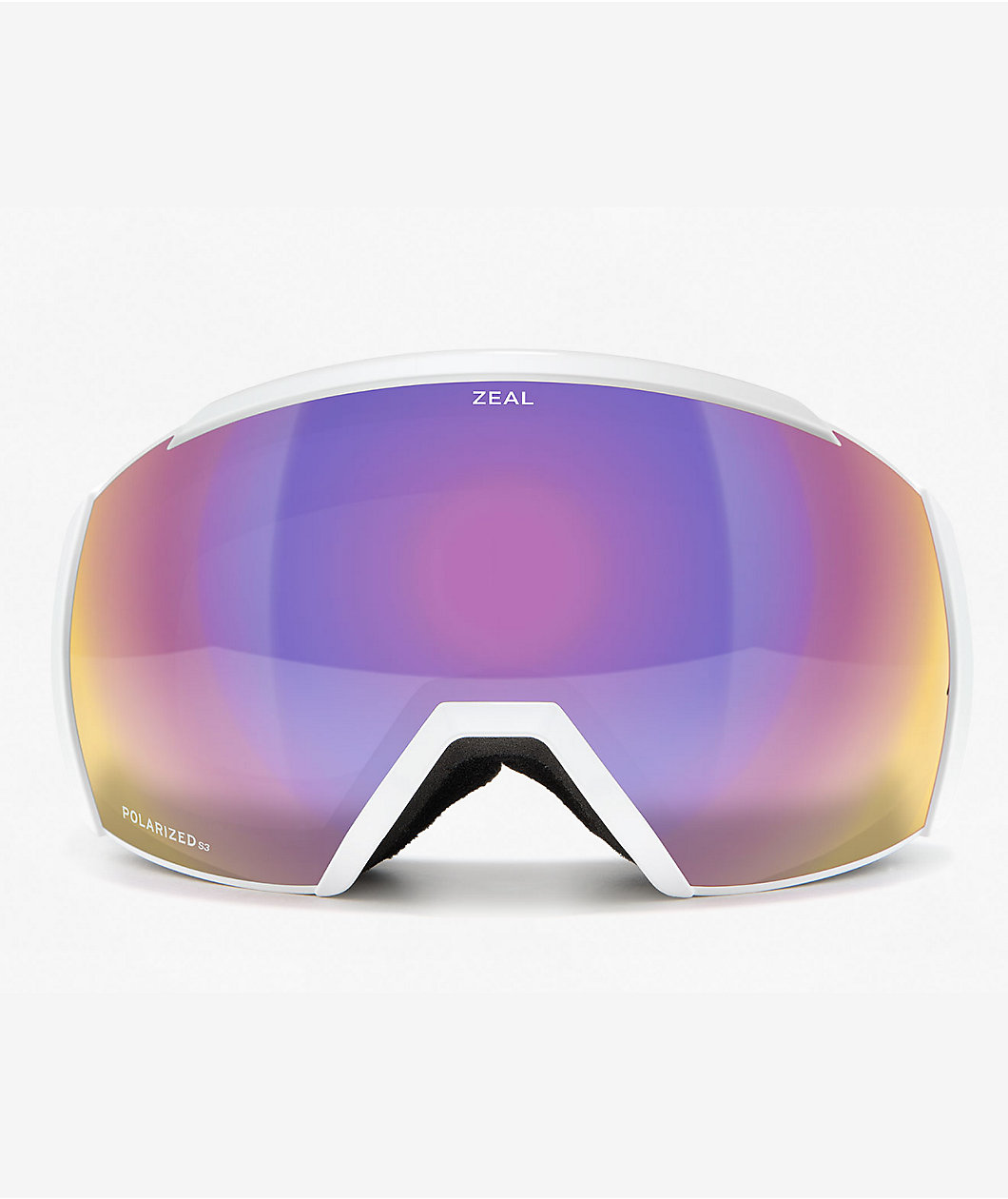 Zeal Hemisphere Drift White & Polarized Sakura Snowboard Goggles