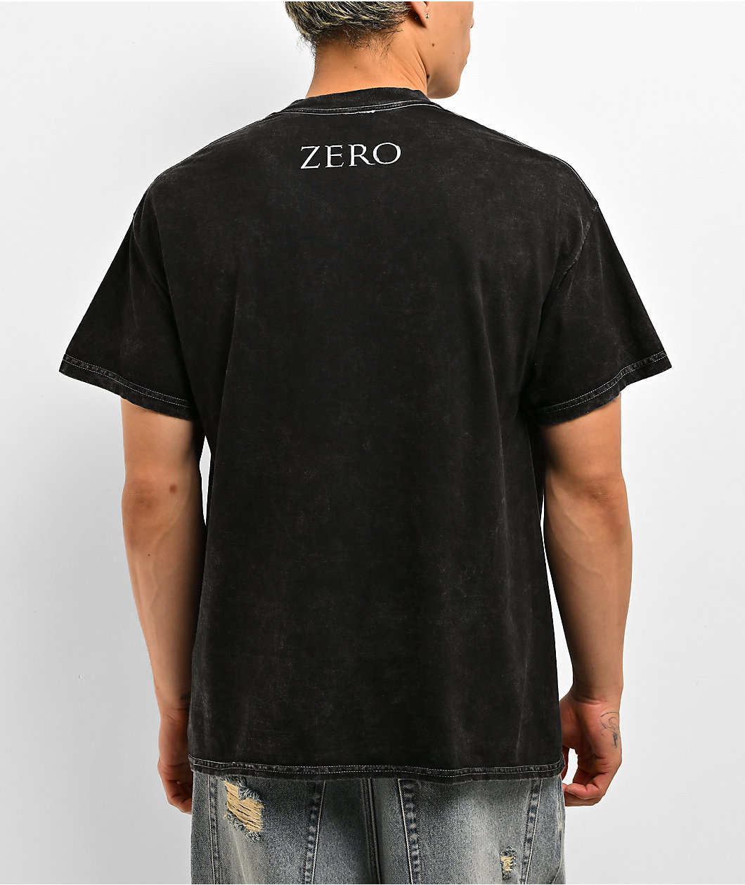 Zero Adam Dragon Black Wash T-Shirt