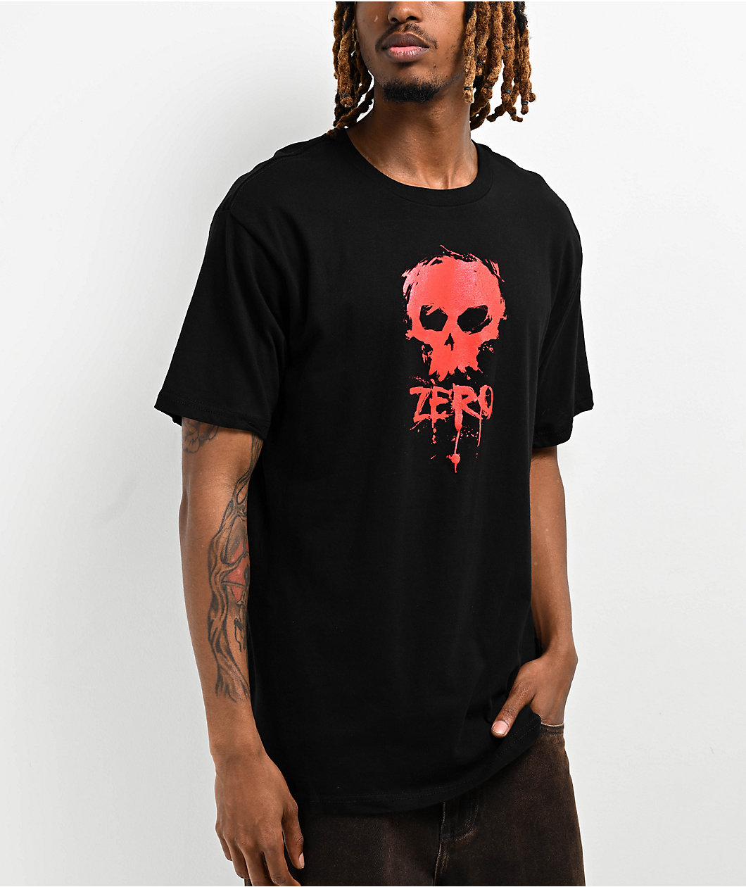 Zero Blood Skull Black T-Shirt