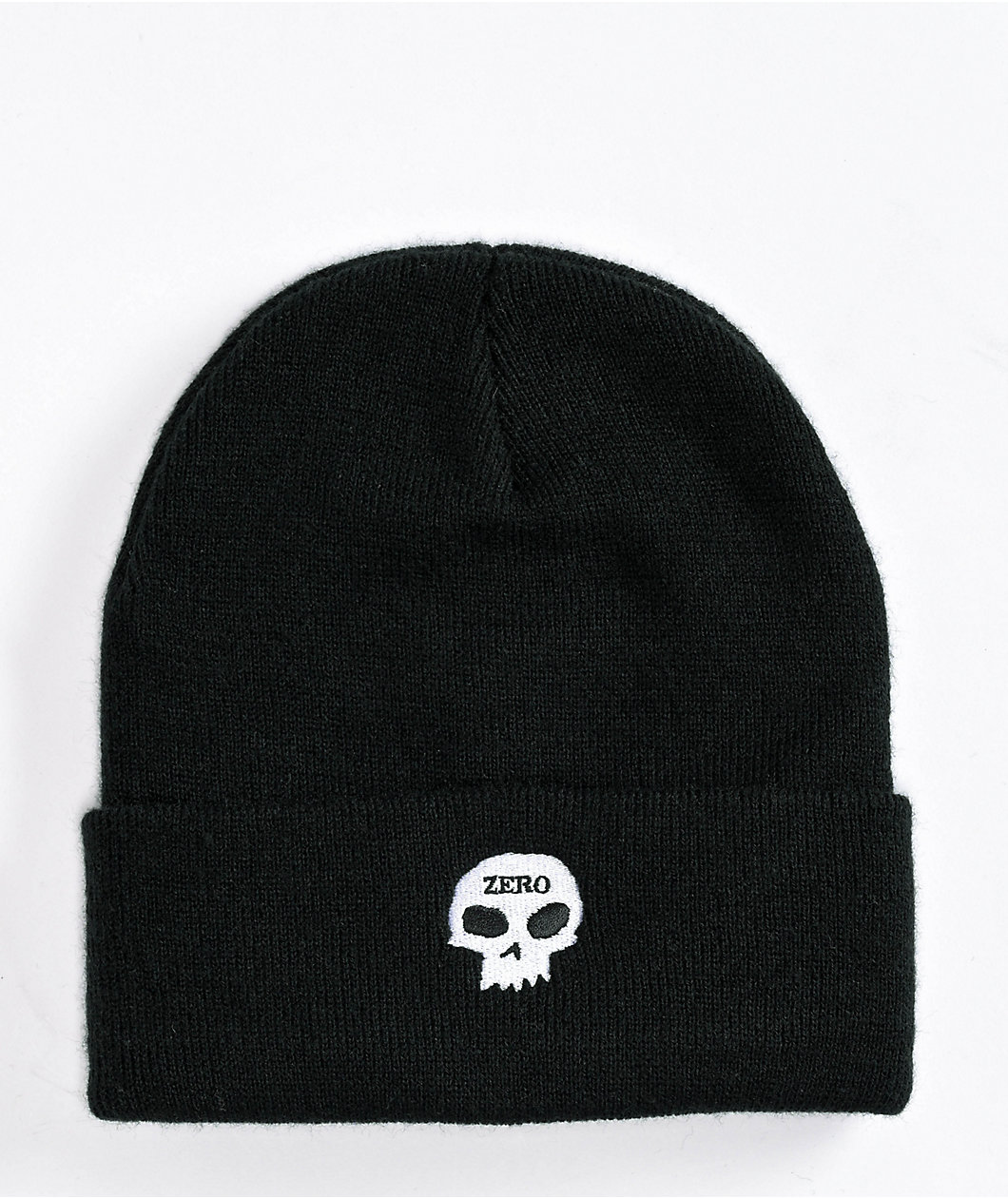 Zero Single Skull Black Beanie