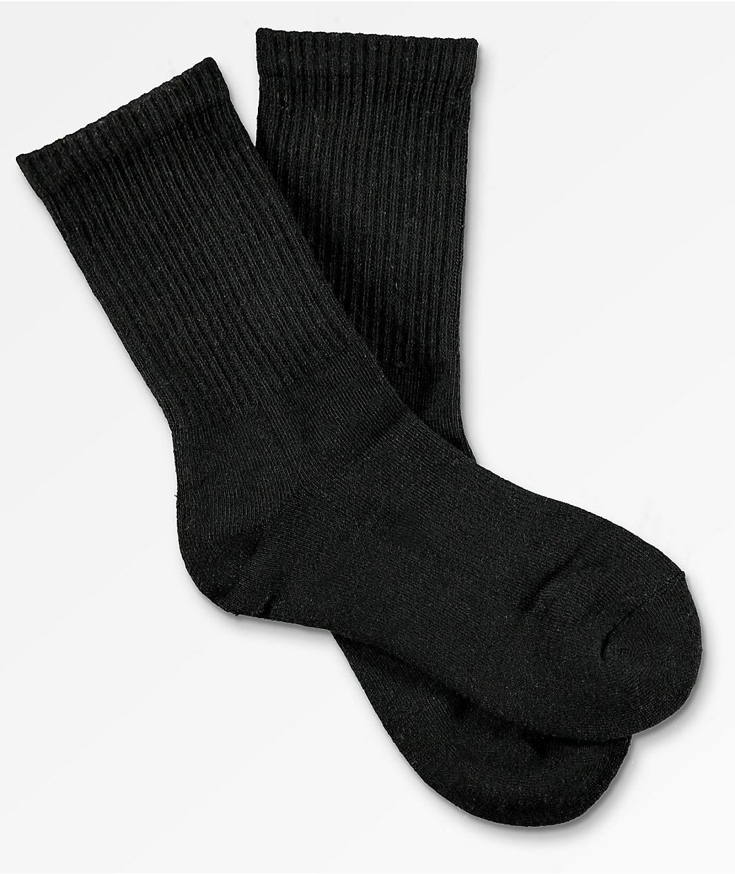 Zine Boys Black Crew Socks