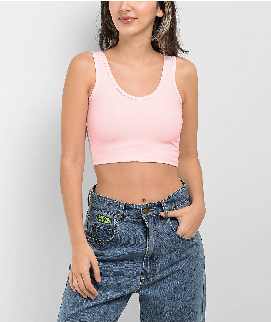 Zine Kenzi Ballerina Crop Tank Top