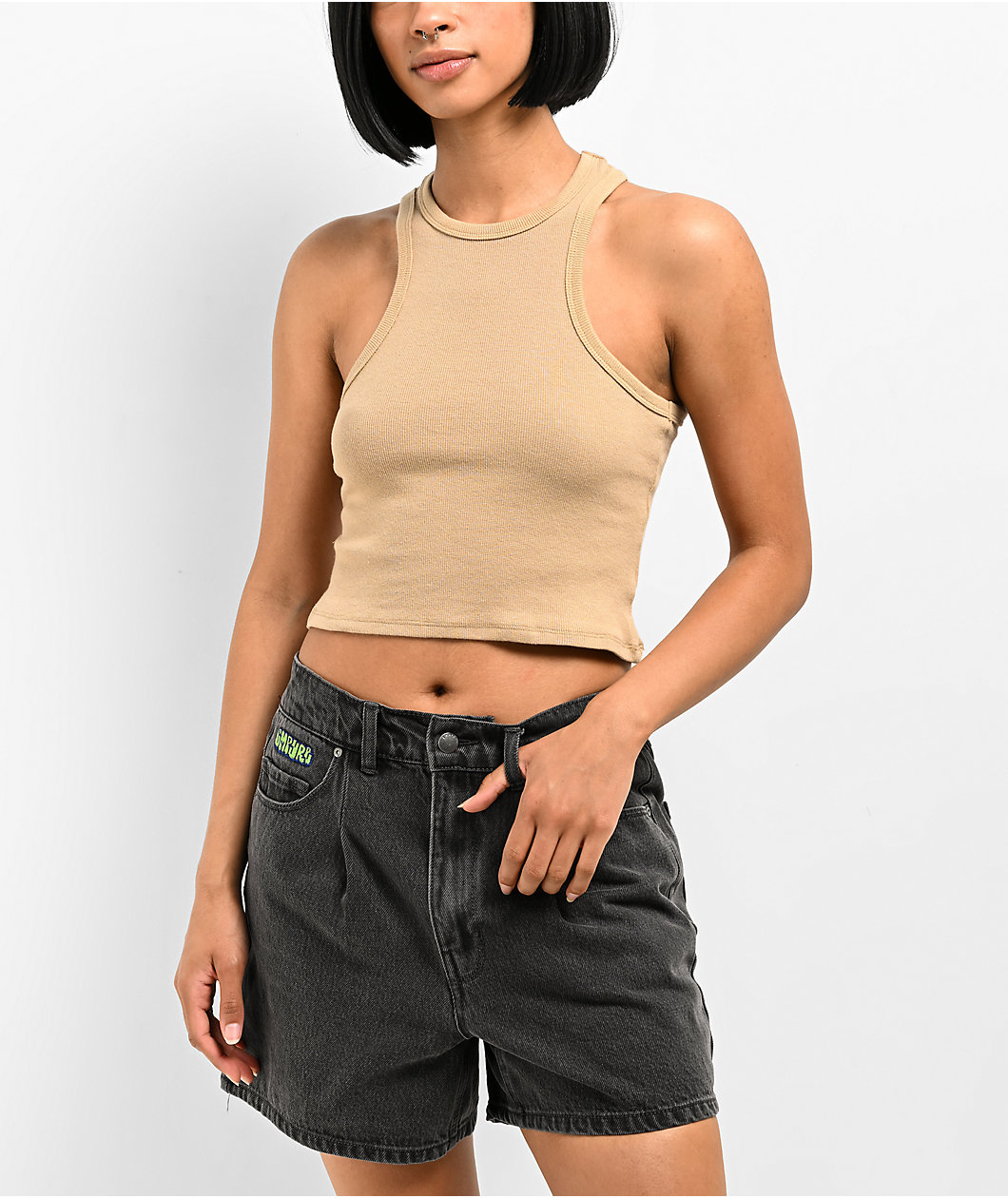 Zine Nimah Incense Crop Tank Top