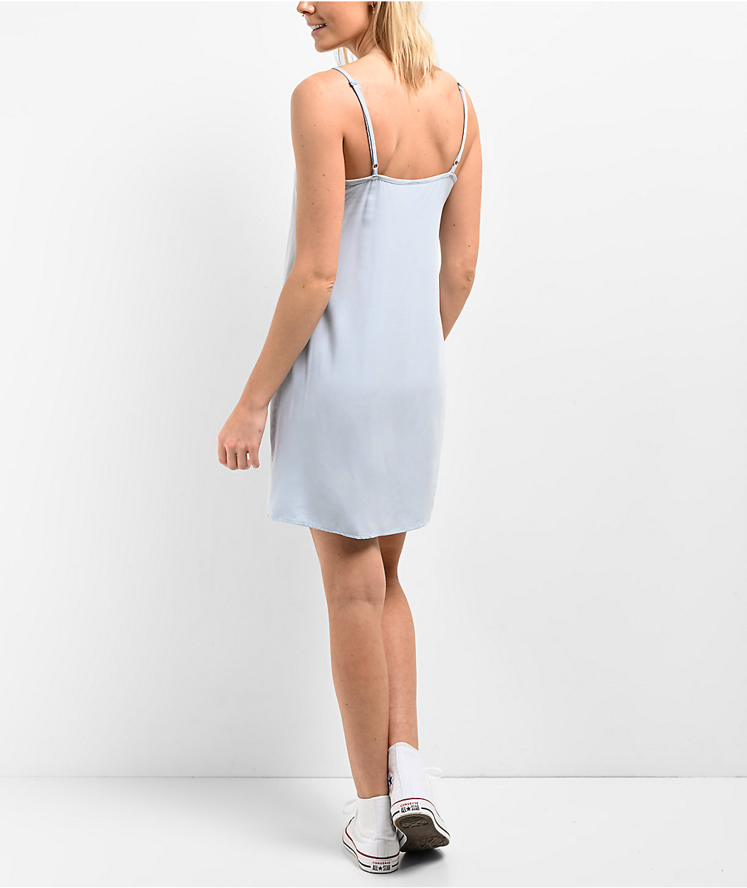 Zine Remi Light Blue Slip Dress