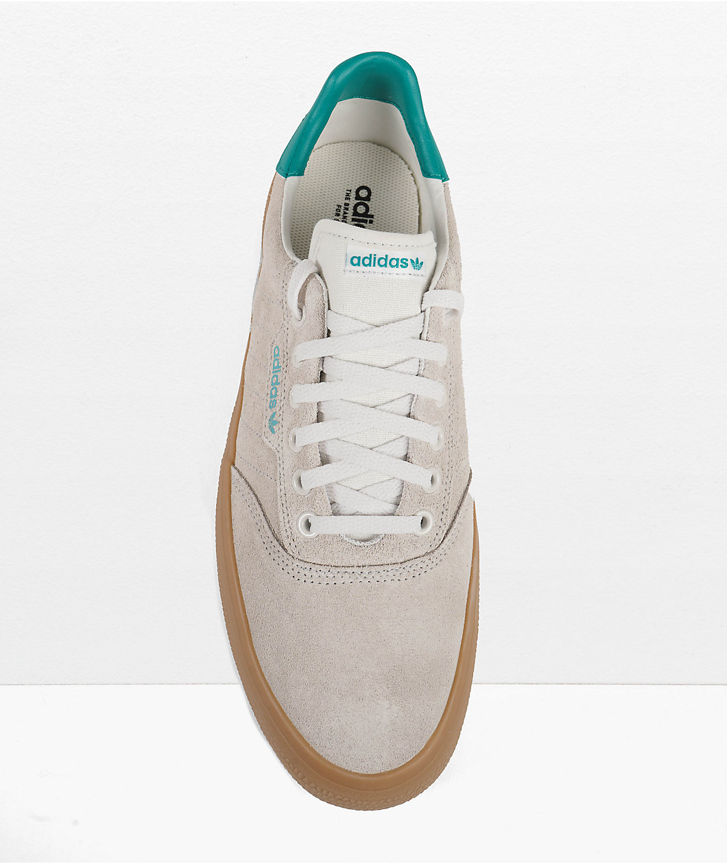 adidas 3MC Chalk White, Green & Gum Shoes