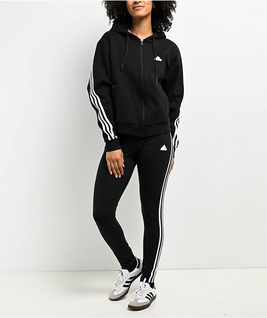 adidas Adicolor Classics 3 Stripe Black Leggings