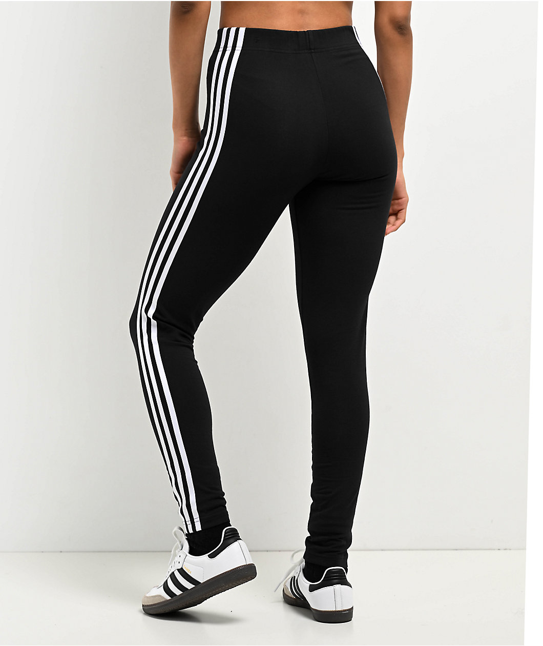 adidas Adicolor Classics 3 Stripe Black Leggings