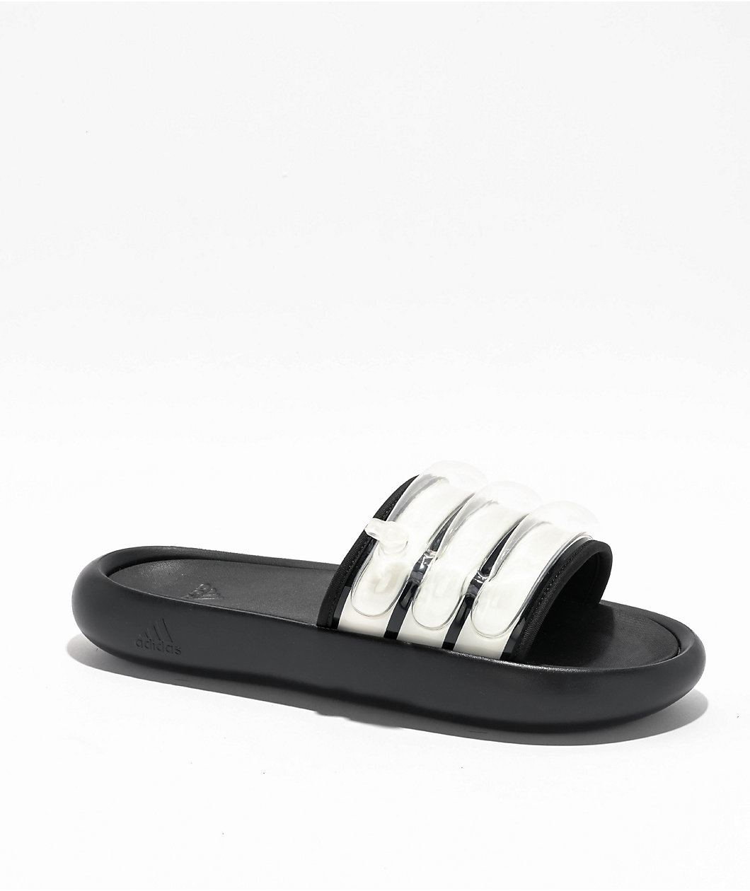 adidas Adilette Zplaash Black & White Slide Sandals