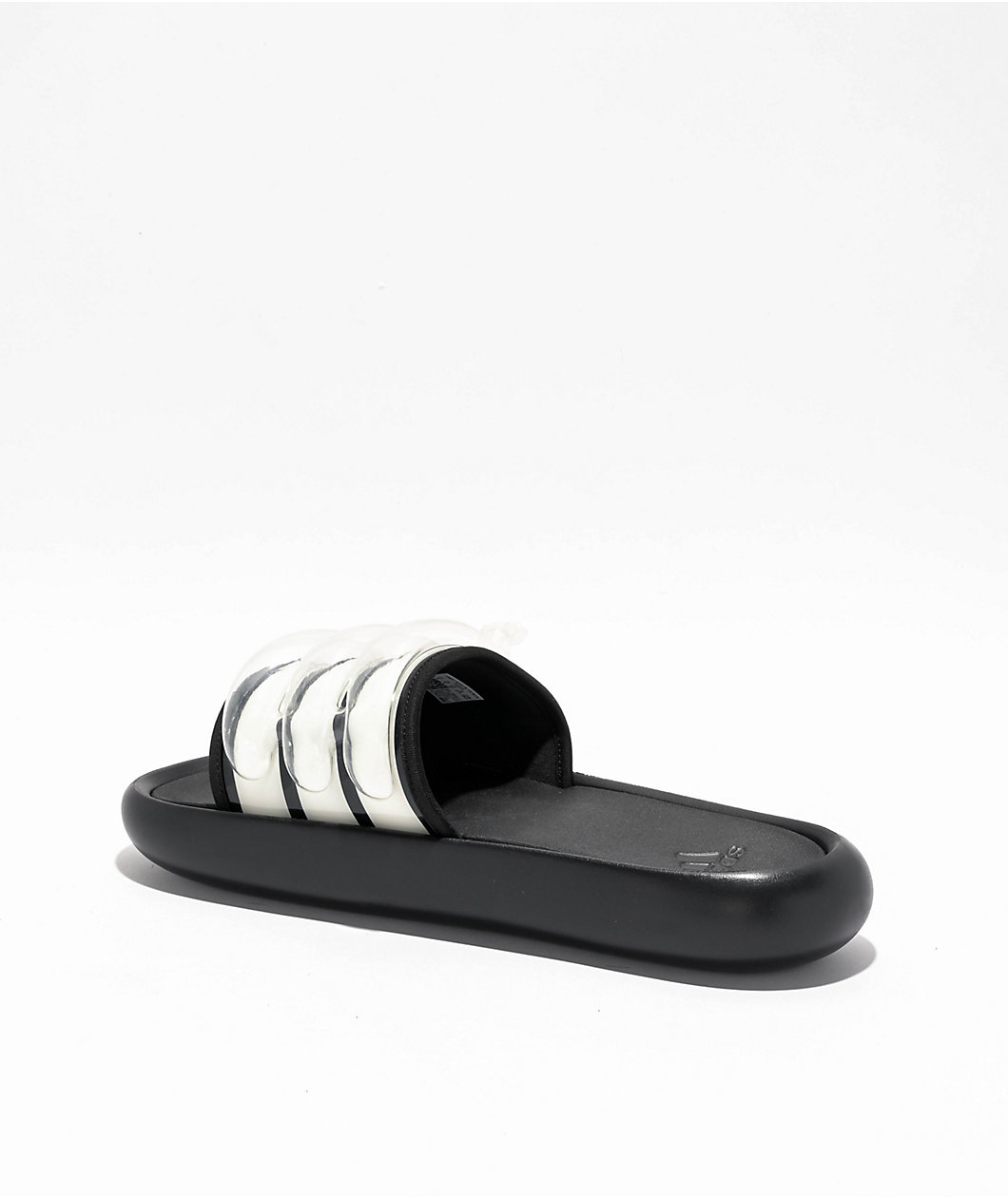 Adidas Adilette Zplaash Black & White Slide Sandals at Mall
