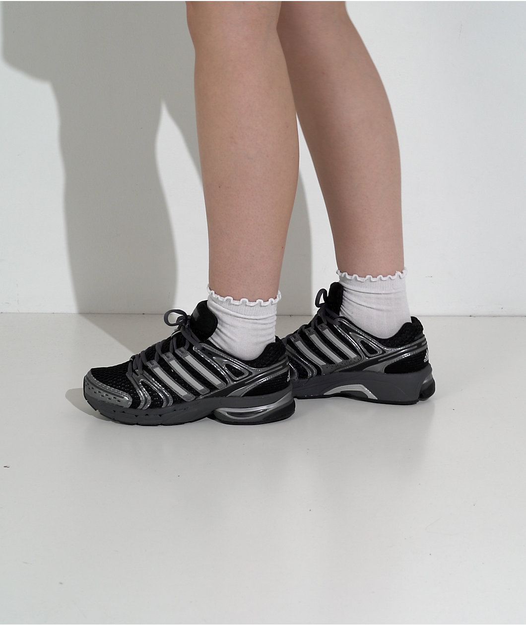 adidas Adistar Control 5 Core Black, Grey Six & Grey Two Shoes