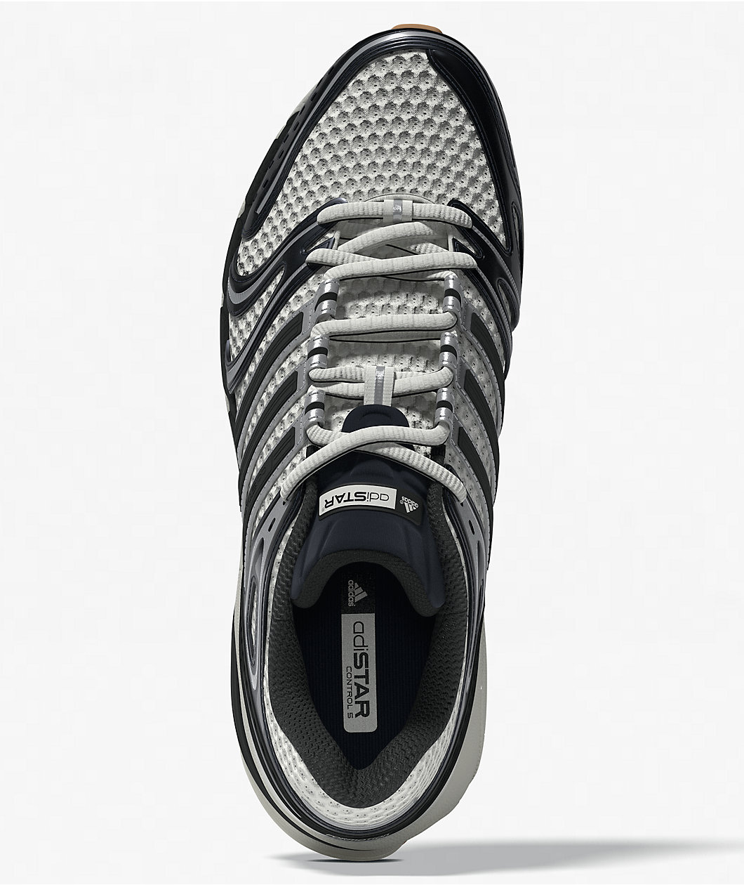 adidas Adistar Control 5 White, Black & Silver Shoes