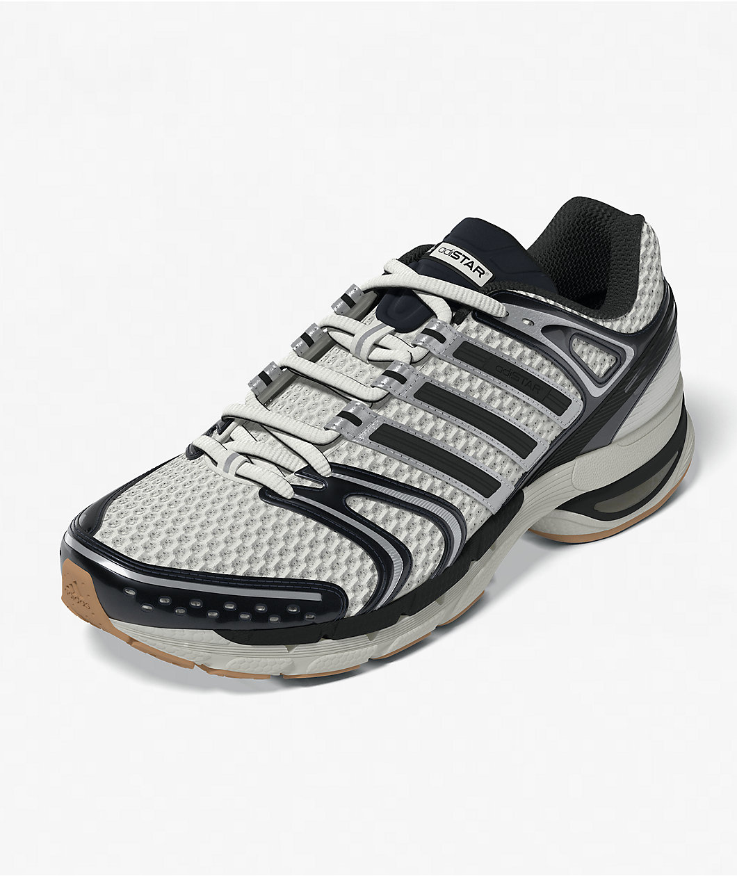 adidas Adistar Control 5 White, Black & Silver Shoes