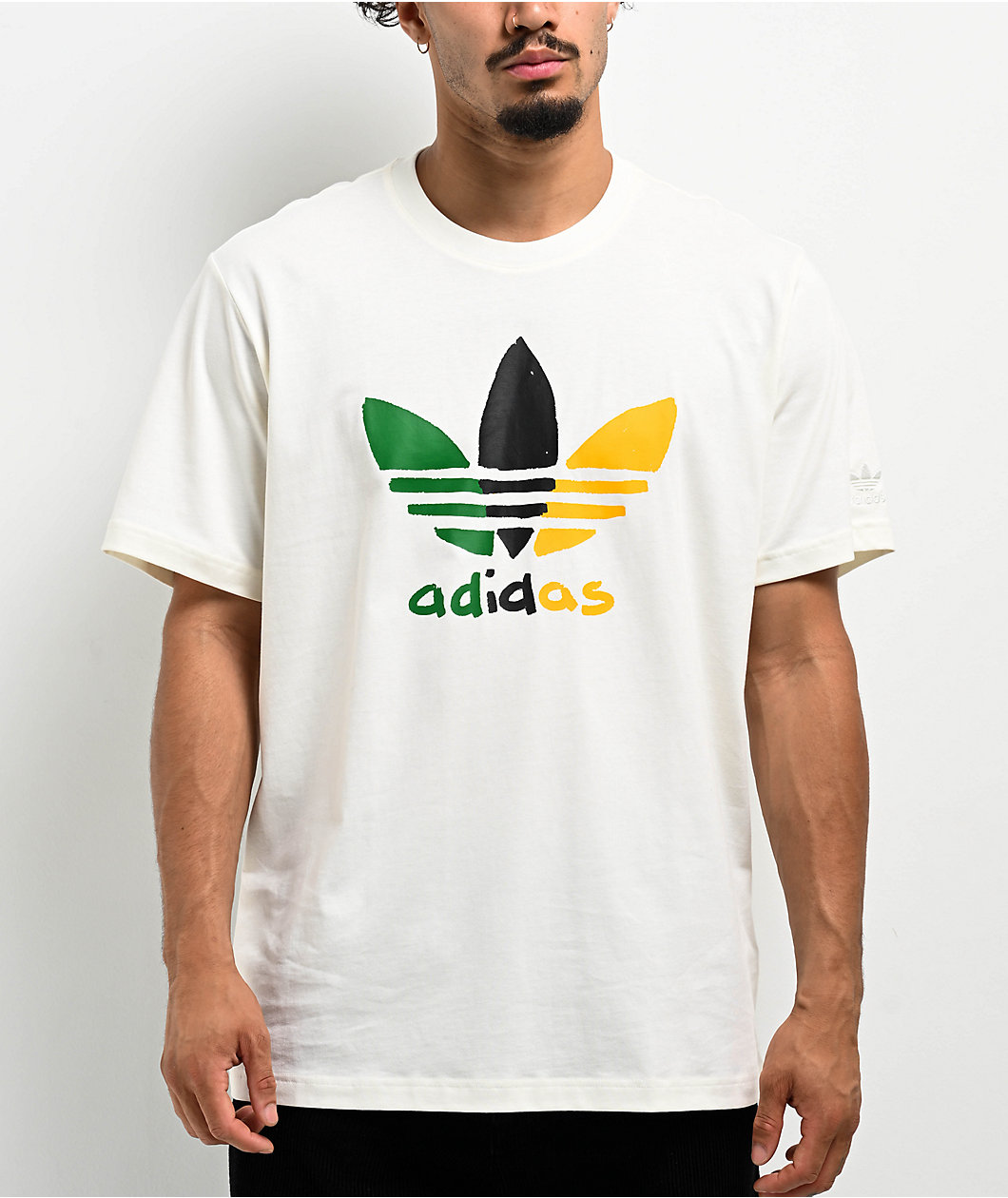 adidas Always On Trefoil Logo White T-Shirt