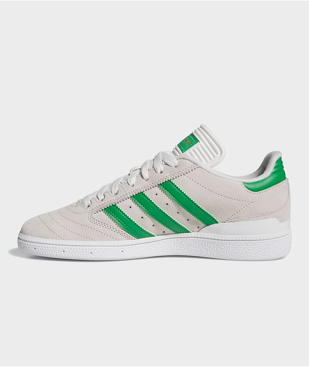 adidas Busenitz White & Green Skate Shoes