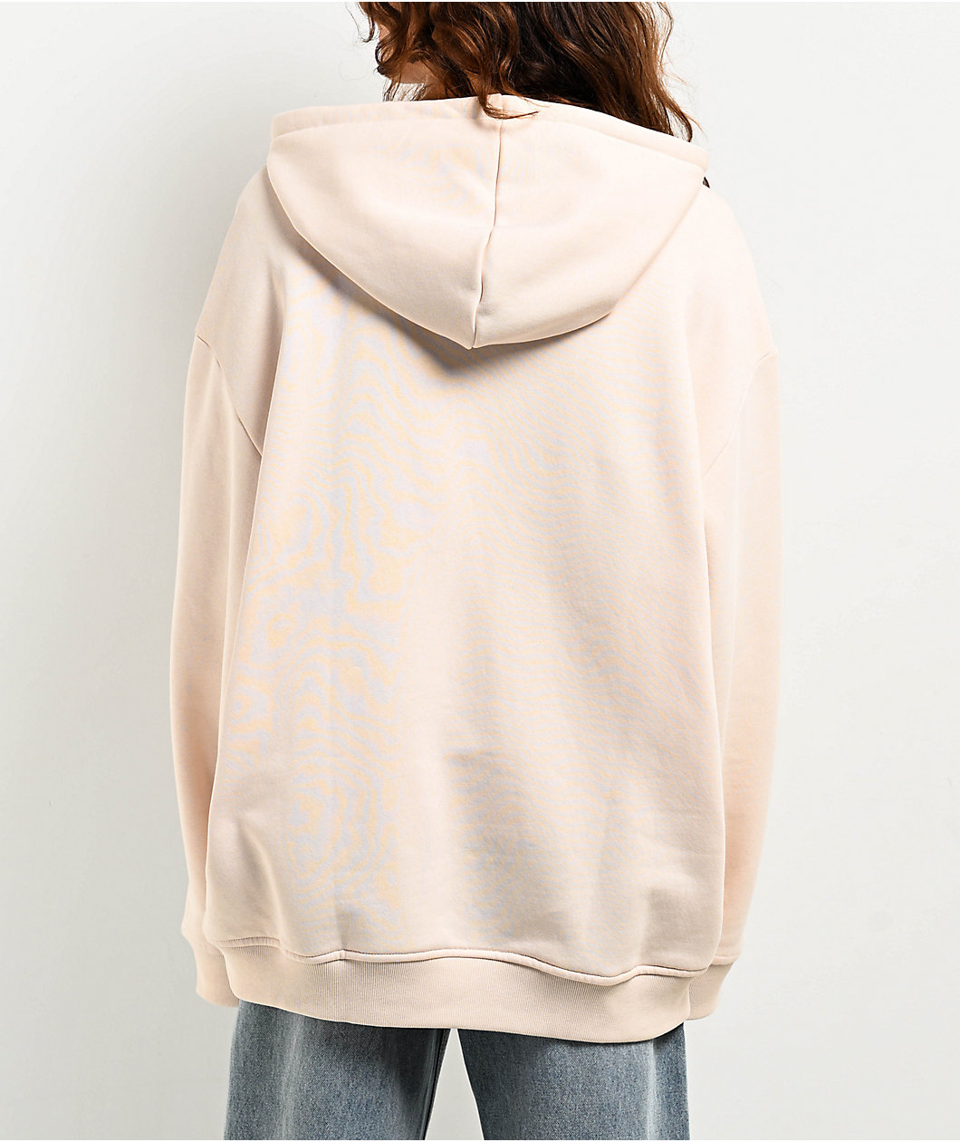 adidas Essentials Oversized Crème Hoodie