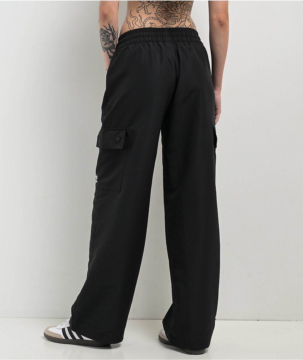 adidas Essentials Woven Black Cargo Pants