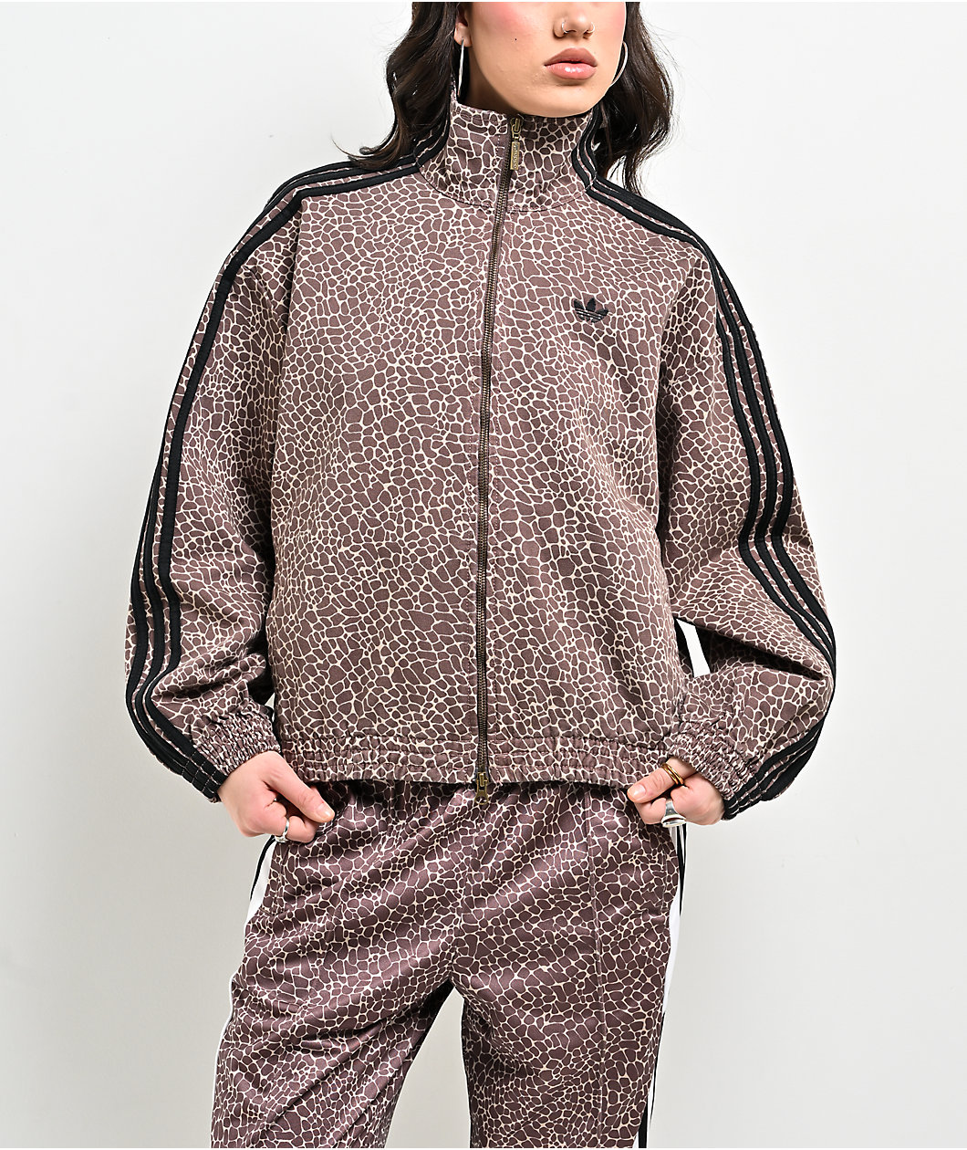 adidas Firebird Giraffe Print Jacket