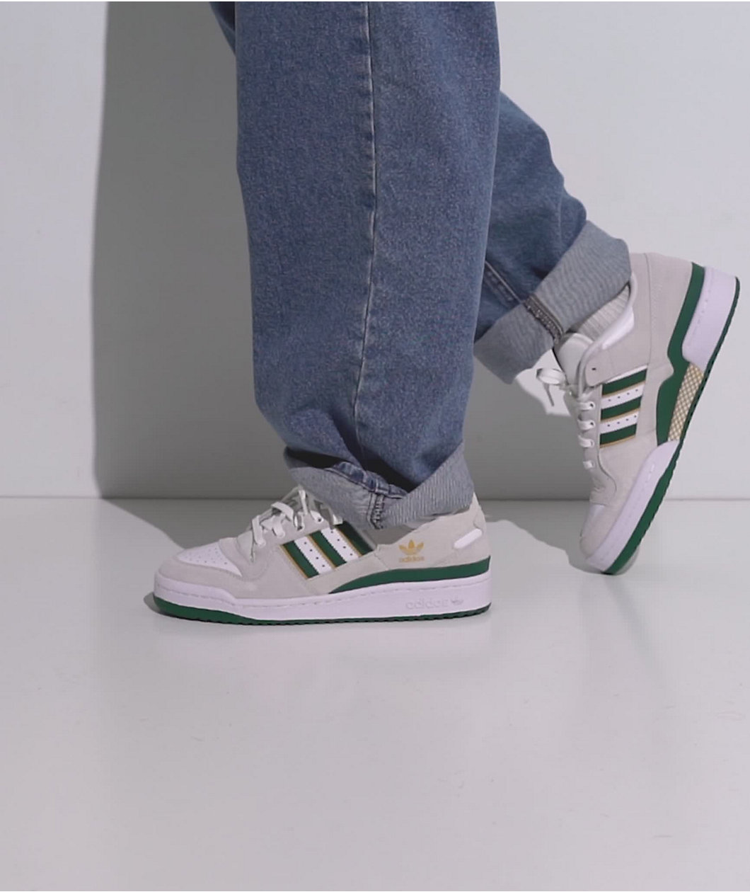 adidas Forum 84 Low ADV White, Green & Yellow Skate Shoes