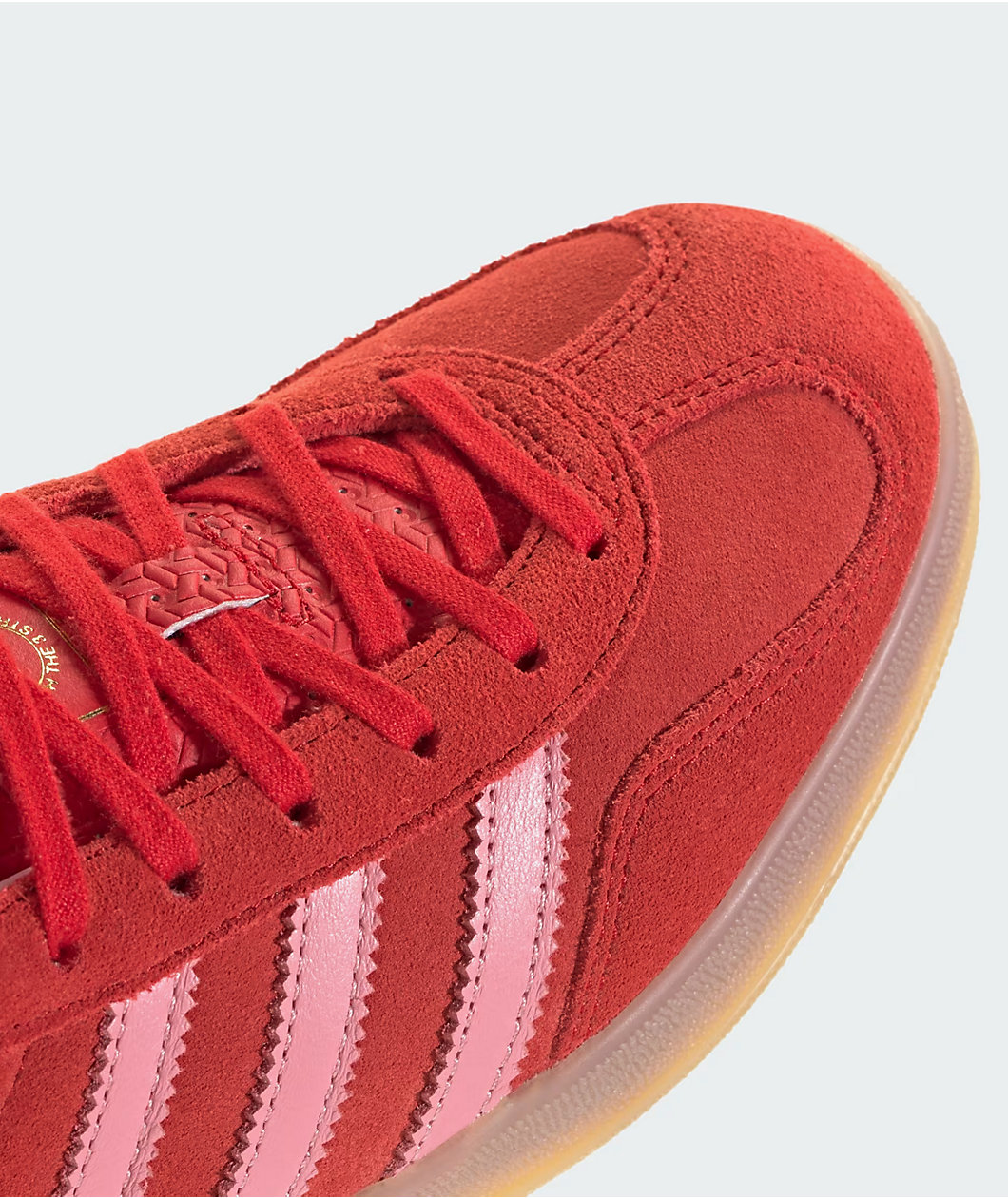 adidas Gazelle ADV Better Scarlet, Light Pink & Gum Skate Shoes