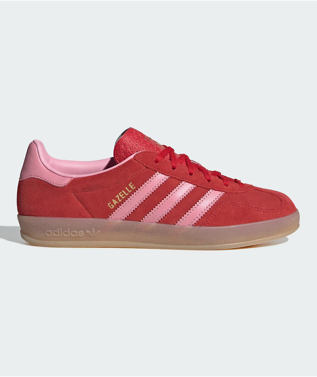 adidas Gazelle ADV Better Scarlet, Light Pink & Gum Skate Shoes
