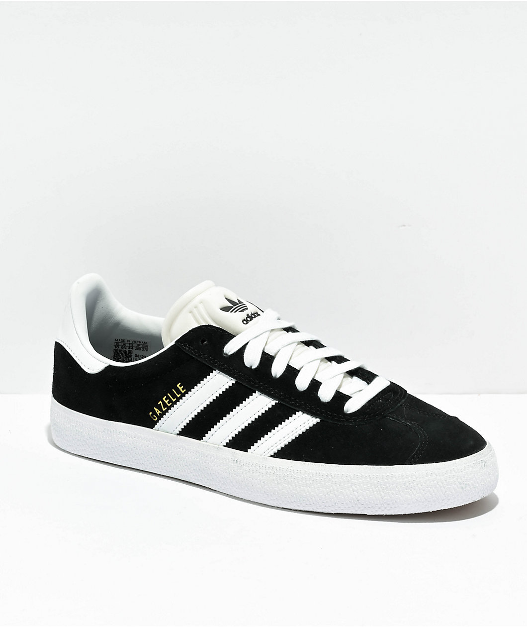 Adidas women's gazelle black on sale