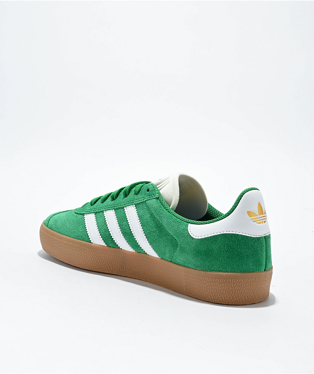 adidas Gazelle ADV Green, White & Gum Shoes