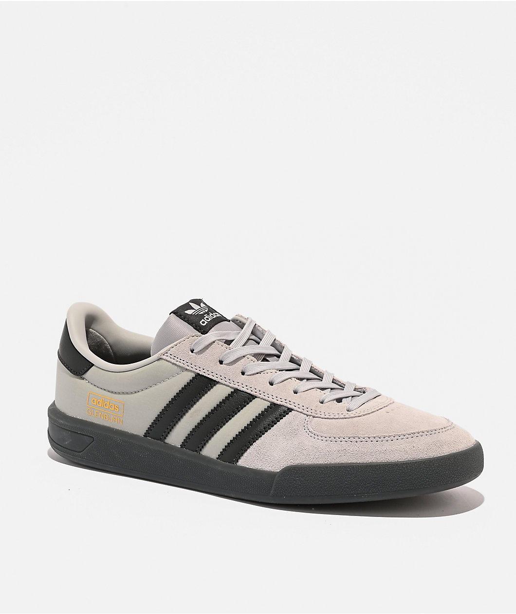 adidas Glenburn ADV Grey, Carbon, & Blue Skate Shoes