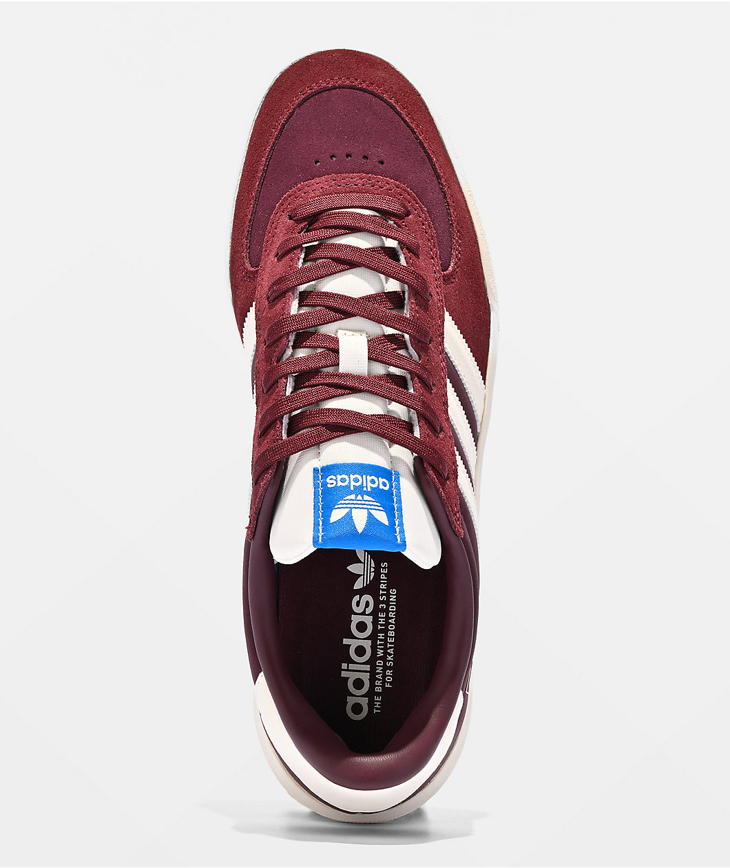 adidas Glenburn ADV Maroon & White Skate Shoes