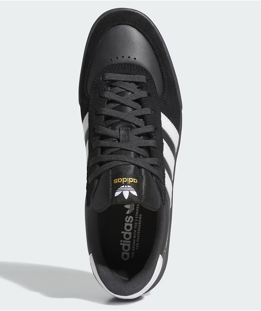 adidas Glendburn ADV Core Black, Cloud White & Carbon Skate Shoes