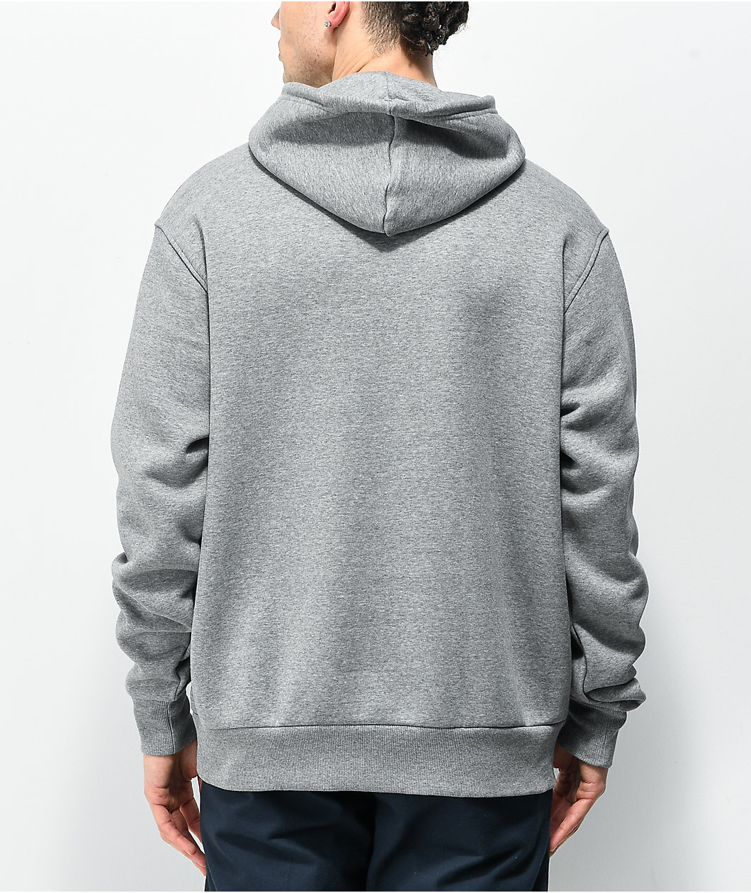 adidas Globe Graphic Heather Grey Hoodie