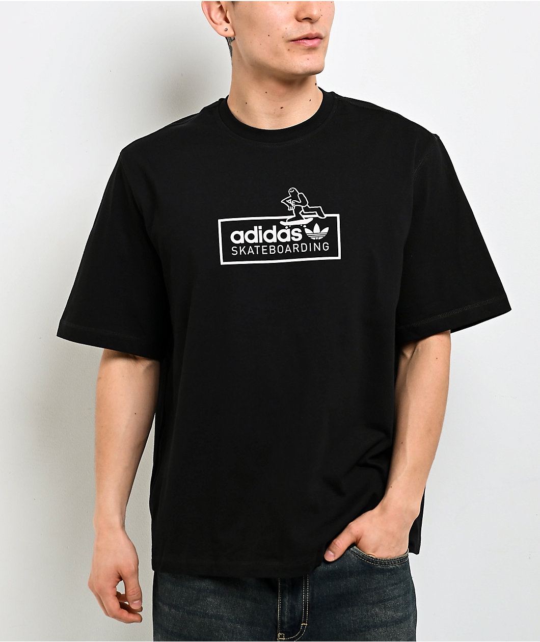adidas Gonz Logo Black T-Shirt