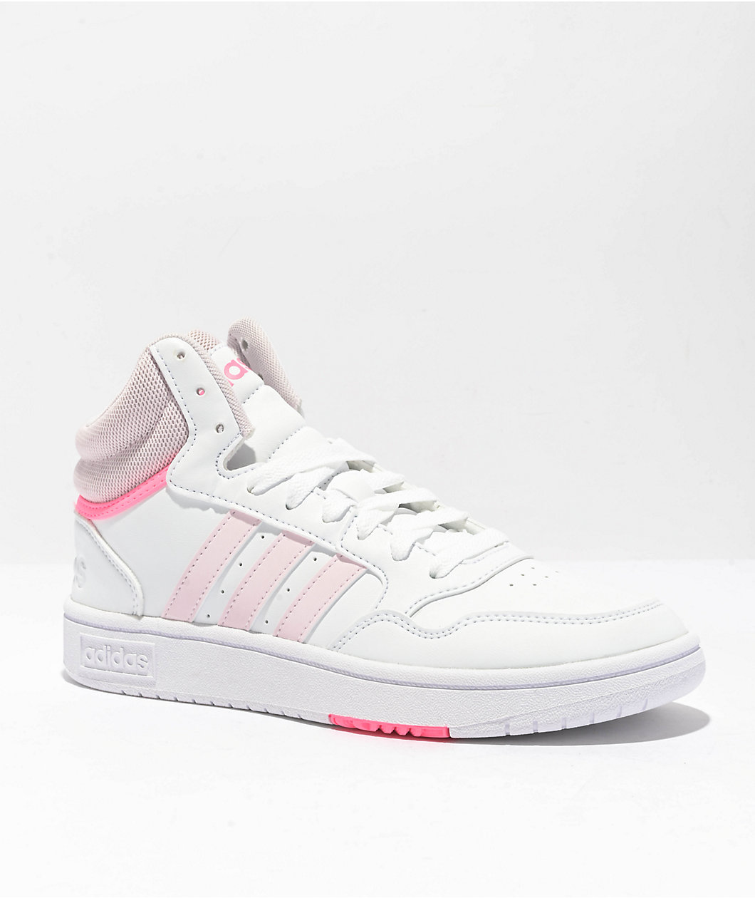 adidas Hoops 3.0 Mid Pink Shoes