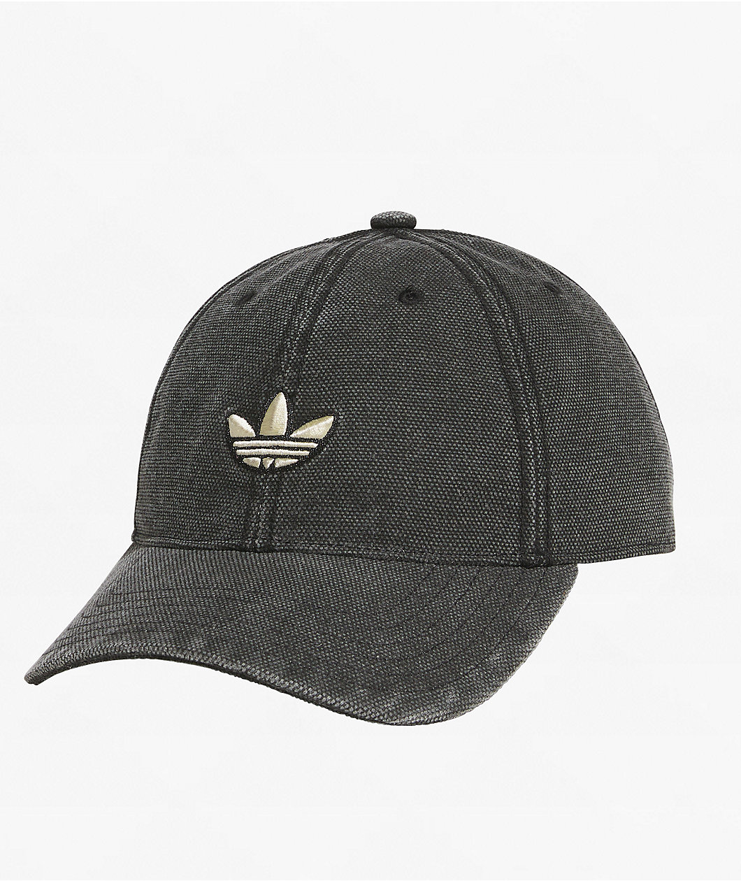 adidas Italian Dye Black Wash Strapback Hat