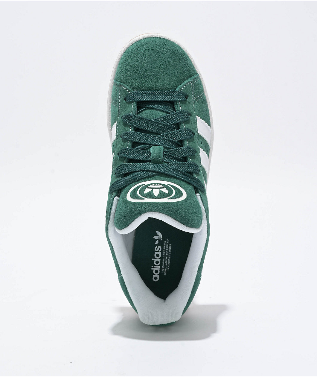 adidas Kids Campus 00s Dark Green & Cloud White Shoes