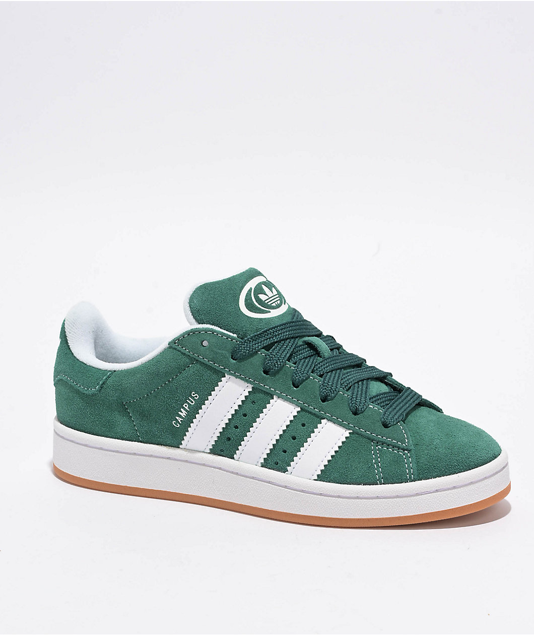 adidas Kids Campus 00s Dark Green & Cloud White Shoes