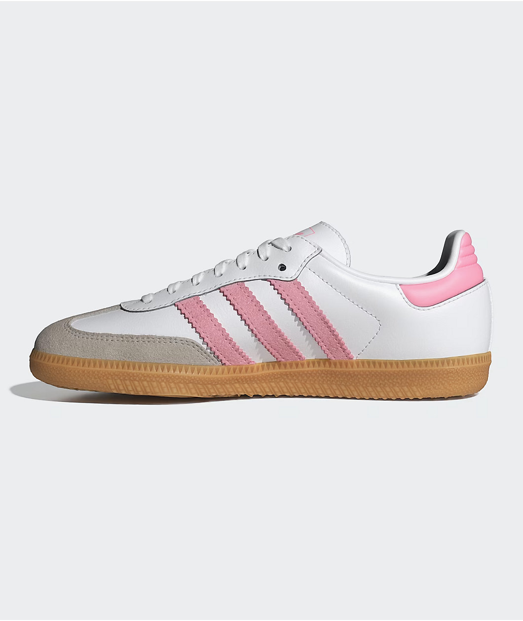 adidas Kids Samba OG White, Pink & Gum Shoes